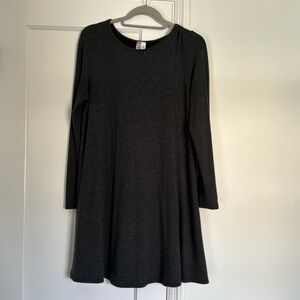 Alya Dark Gray sweater dress